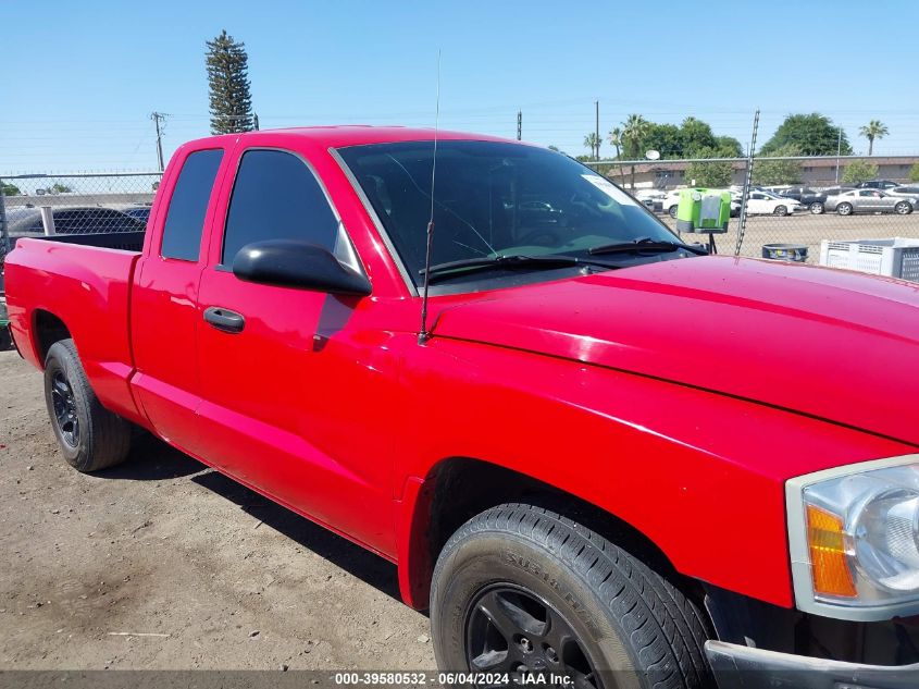 2005 Dodge Dakota Slt VIN: 1D7HE42K35S256533 Lot: 39580532