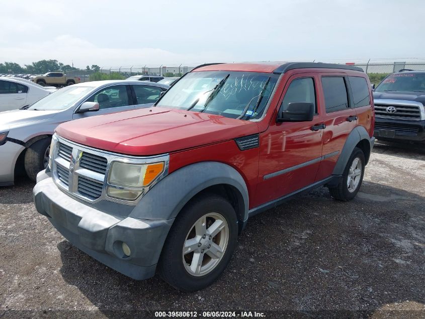 2007 Dodge Nitro Sxt VIN: 1D8GT28K87W502786 Lot: 39580612