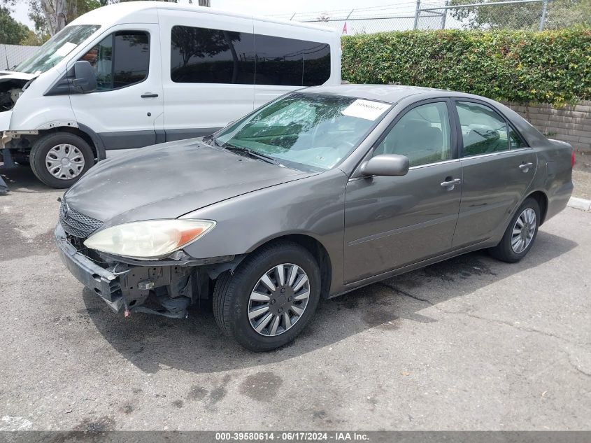 2004 Toyota Camry Le VIN: 4T1BE30K64U929990 Lot: 39580614