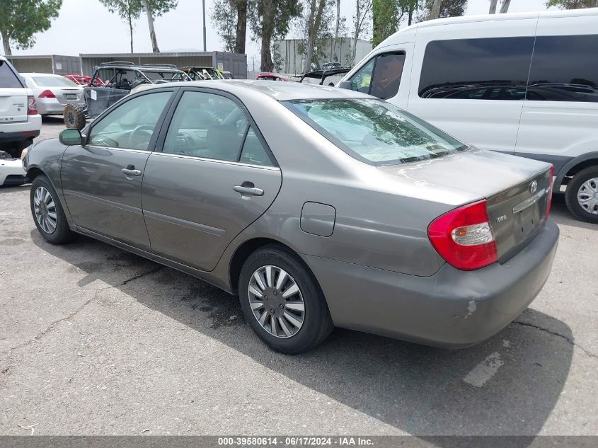 2004 Toyota Camry Le VIN: 4T1BE30K64U929990 Lot: 39580614