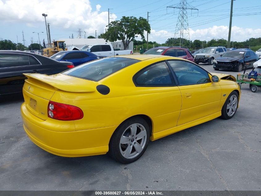 2004 Pontiac Gto VIN: 6G2VX12G24L212833 Lot: 39580627