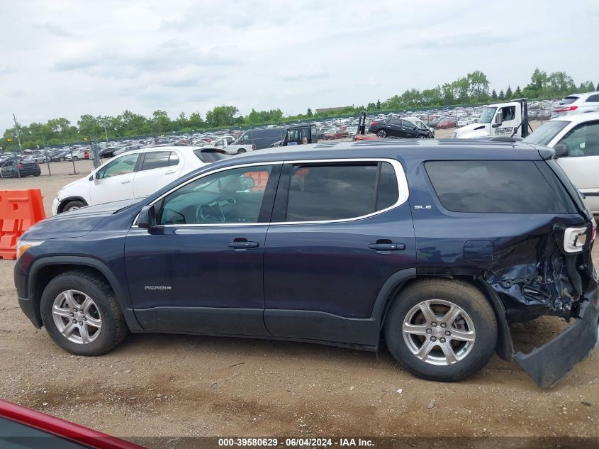 2019 GMC Acadia Sle-1 VIN: 1GKKNKLA0KZ158108 Lot: 39580629