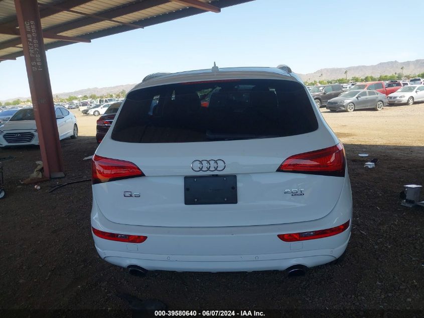 2013 Audi Q5 2.0T Premium VIN: WA1LFAFP7DA098038 Lot: 39580640