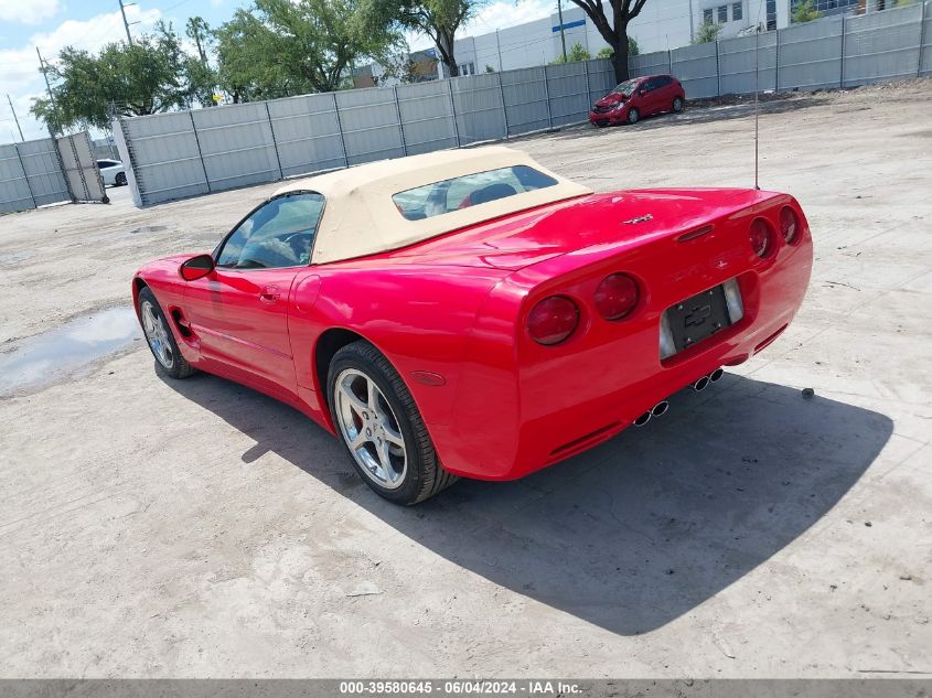 2001 Chevrolet Corvette VIN: 1G1YY32GX15121283 Lot: 39580645