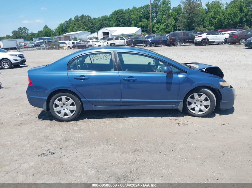 2010 Honda Civic Lx VIN: 2HGFA1F51AH580762 Lot: 39580659