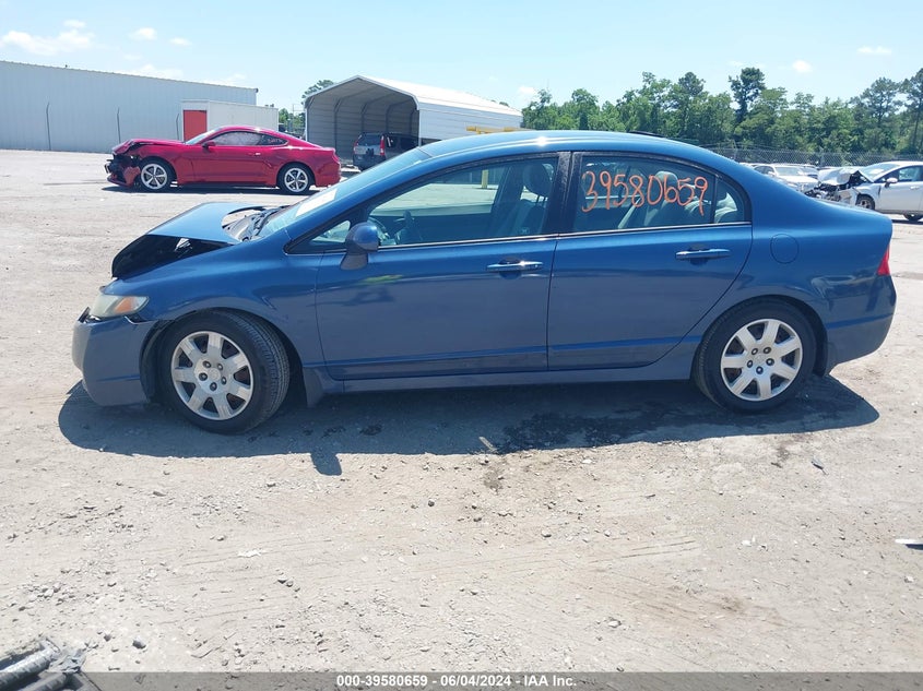 2010 Honda Civic Lx VIN: 2HGFA1F51AH580762 Lot: 39580659