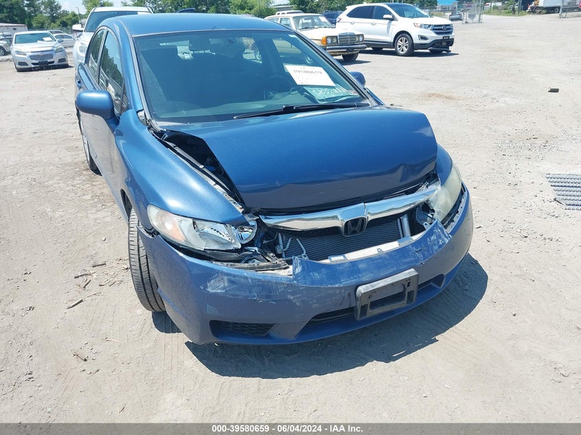 2010 Honda Civic Lx VIN: 2HGFA1F51AH580762 Lot: 39580659