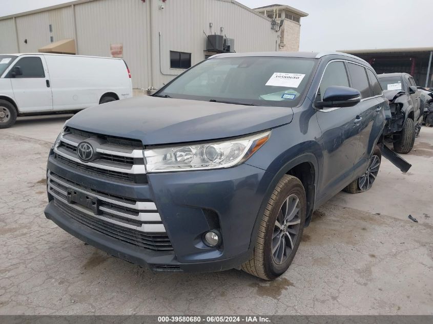 2017 Toyota Highlander Xle VIN: 5TDJZRFHXHS393591 Lot: 39580680