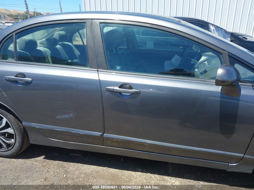 2010 Honda Civic Lx VIN: 19XFA1F56AE068523 Lot: 39580681