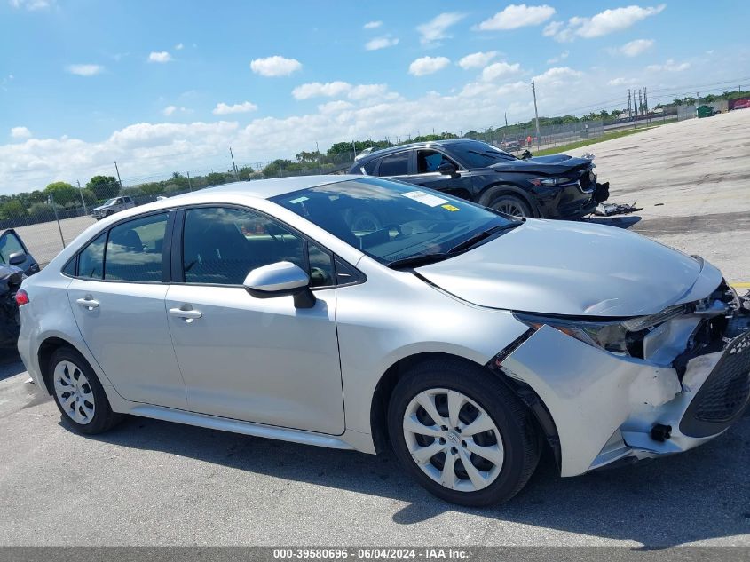 2021 Toyota Corolla Le VIN: JTDEPMAEXMJ159675 Lot: 39580696