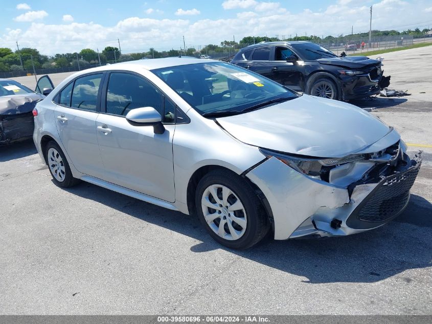 2021 Toyota Corolla Le VIN: JTDEPMAEXMJ159675 Lot: 39580696