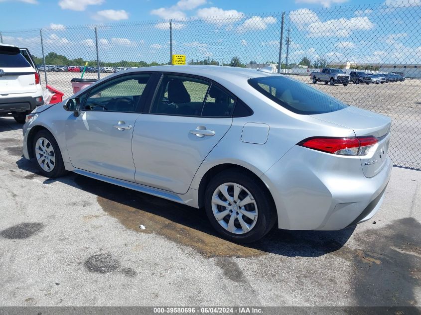 2021 Toyota Corolla Le VIN: JTDEPMAEXMJ159675 Lot: 39580696