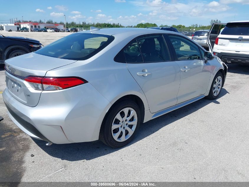 2021 Toyota Corolla Le VIN: JTDEPMAEXMJ159675 Lot: 39580696