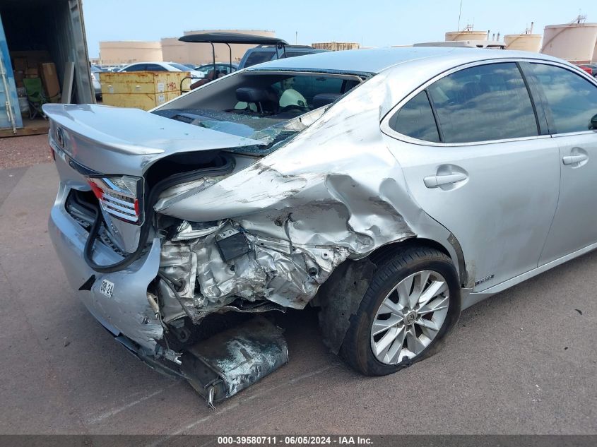 2013 Lexus Es 300H VIN: JTHBW1GG6D2034775 Lot: 39580711