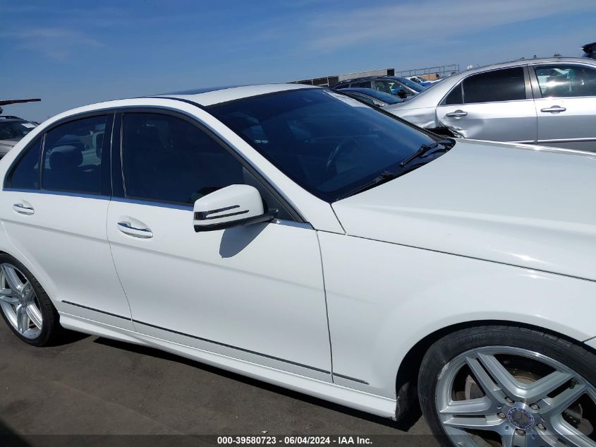 2013 Mercedes-Benz C 250 Luxury/Sport VIN: WDDGF4HB7DA750401 Lot: 39580723