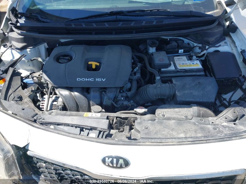 2018 Kia Forte Lx VIN: 3KPFK4A79JE232676 Lot: 39580726