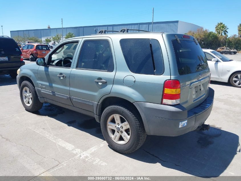 2006 Ford Escape Hybrid VIN: 1FMCU96H76KC81970 Lot: 39580732