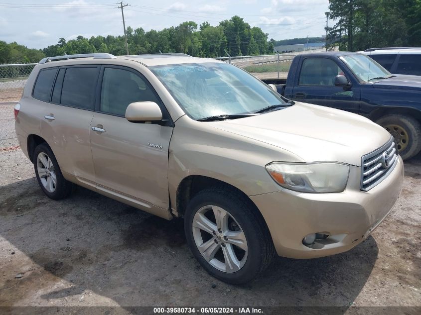 2008 Toyota Highlander Limited VIN: JTEES42A282108662 Lot: 39580734