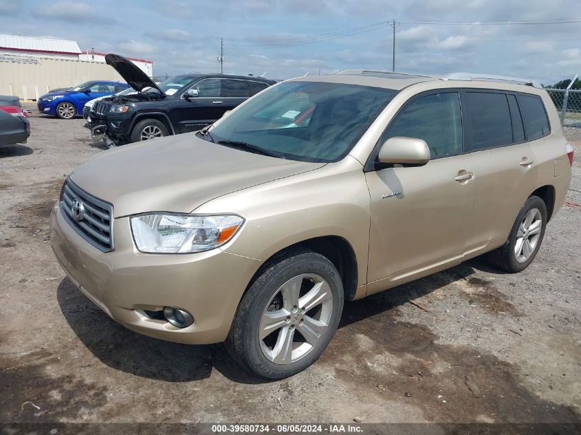 2008 Toyota Highlander Limited VIN: JTEES42A282108662 Lot: 39580734