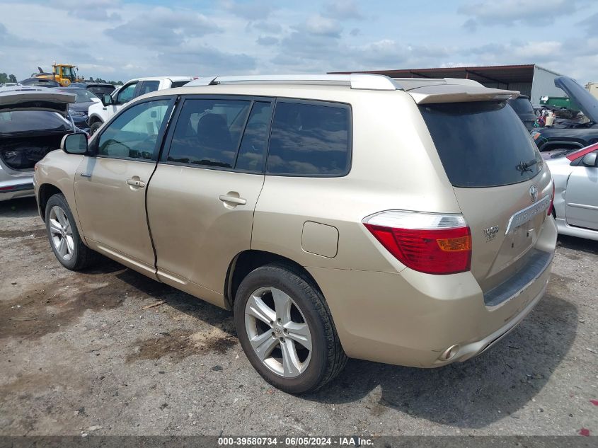 2008 Toyota Highlander Limited VIN: JTEES42A282108662 Lot: 39580734