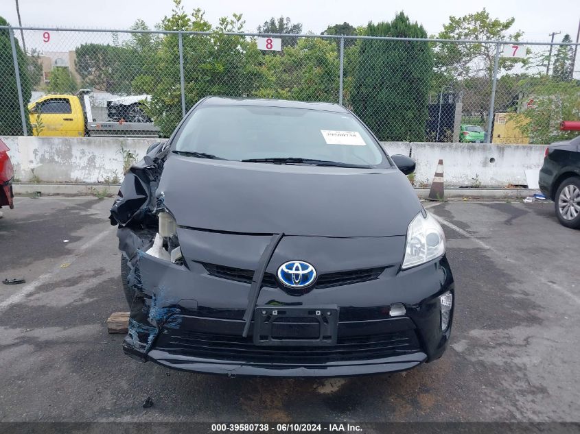 2012 Toyota Prius Three VIN: JTDKN3DU4C5497974 Lot: 39580738