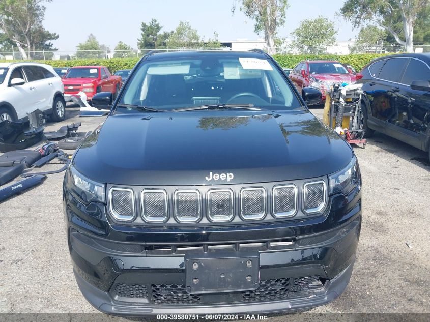 2022 Jeep Compass Latitude Fwd VIN: 3C4NJCBB3NT167210 Lot: 39580751