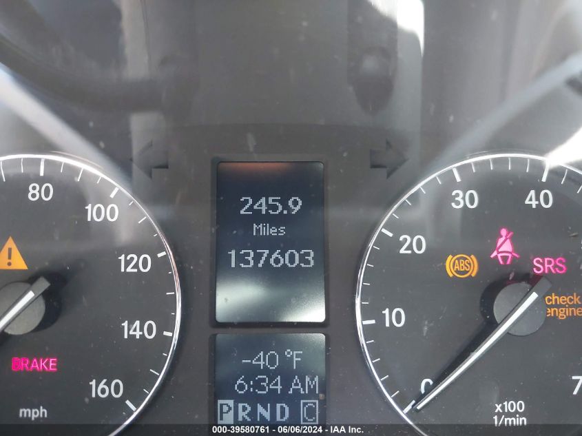 2005 Mercedes-Benz C 240 Luxury VIN: WDBRF61J85A689172 Lot: 39580761