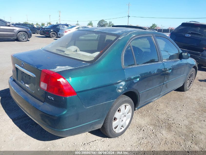 2002 Honda Civic Ex VIN: 2HGES26732H539597 Lot: 39580784