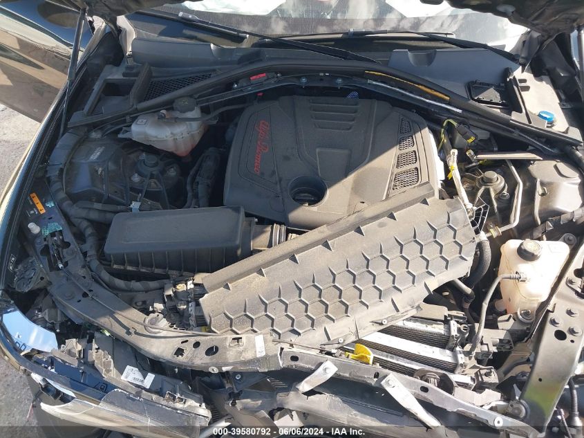 2019 Alfa Romeo Giulia Ti Sport Rwd VIN: ZARFAMBN1K7607922 Lot: 39580792