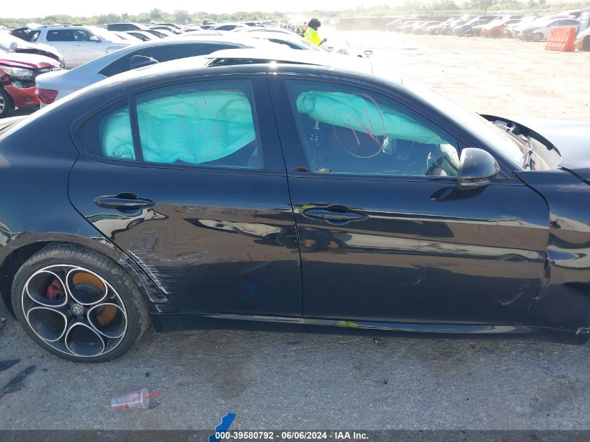 2019 Alfa Romeo Giulia Ti Sport Rwd VIN: ZARFAMBN1K7607922 Lot: 39580792