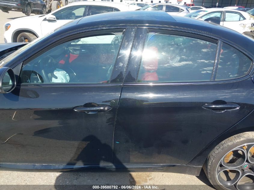 2019 Alfa Romeo Giulia Ti Sport Rwd VIN: ZARFAMBN1K7607922 Lot: 39580792