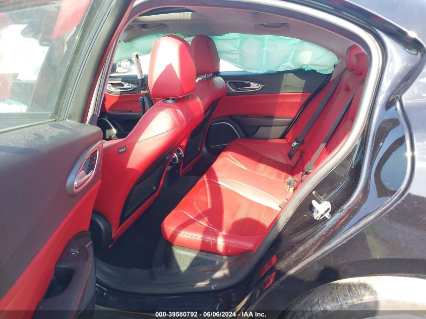 2019 Alfa Romeo Giulia Ti Sport Rwd VIN: ZARFAMBN1K7607922 Lot: 39580792