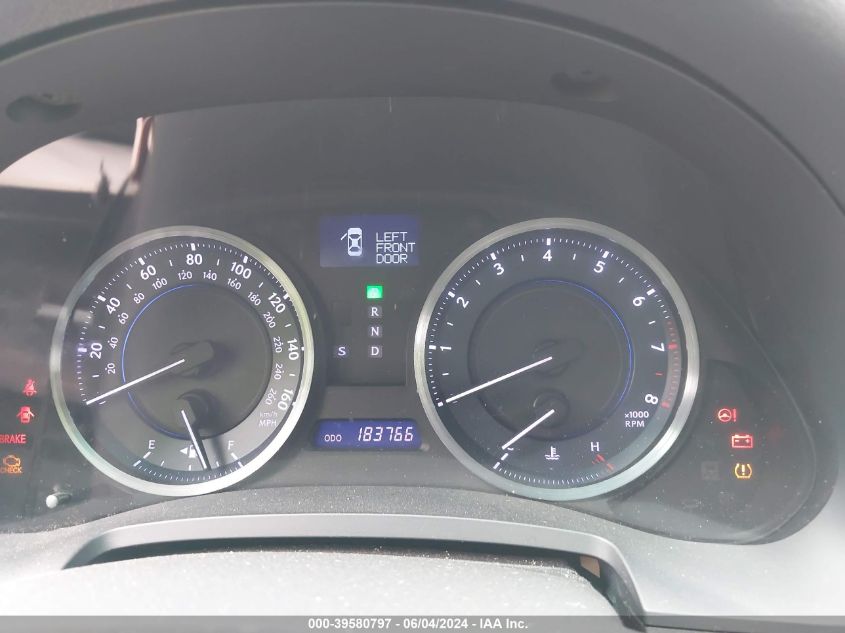 2012 Lexus Is 250 VIN: JTHBF5C25C5173648 Lot: 39580797