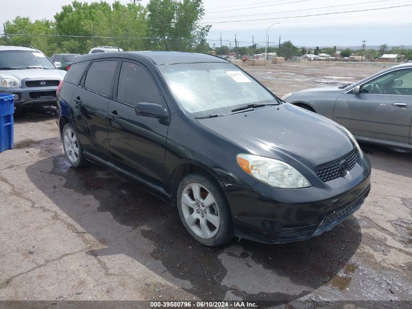 2003 Toyota Matrix Xrs VIN: 2T1KY38E93C010037 Lot: 39580796