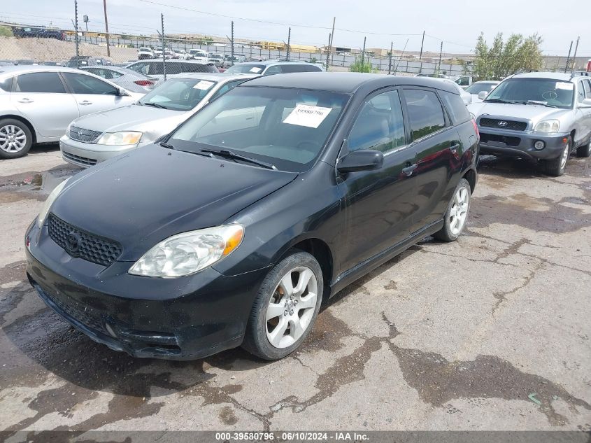 2003 Toyota Matrix Xrs VIN: 2T1KY38E93C010037 Lot: 39580796