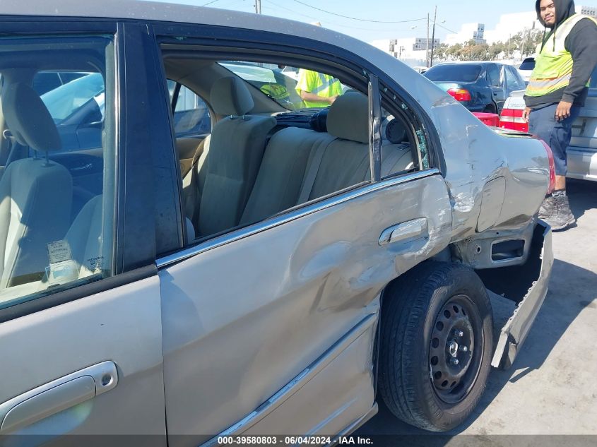 2003 Honda Civic Lx VIN: 2HGES16573H502854 Lot: 39580803