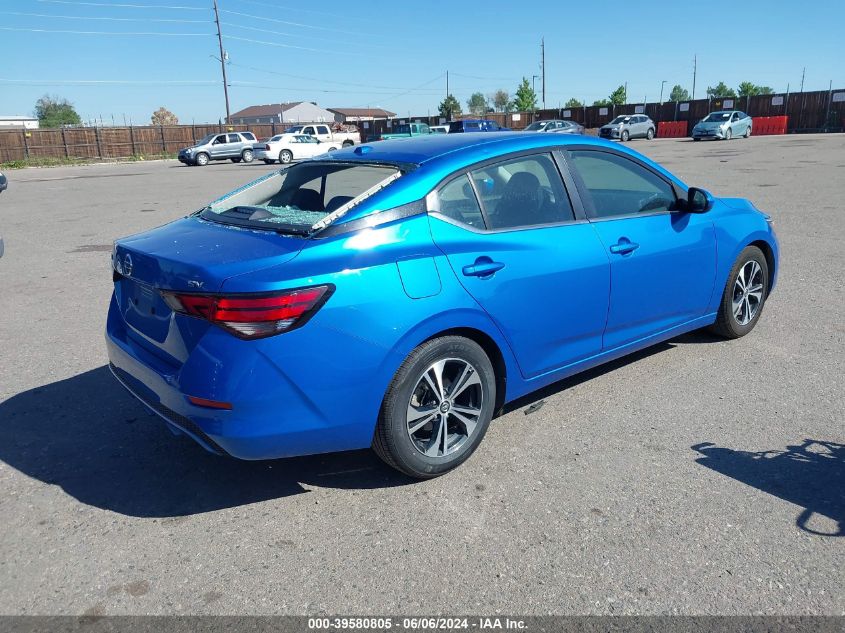 2022 Nissan Sentra Sv Xtronic Cvt VIN: 3N1AB8CV2NY264941 Lot: 39580805