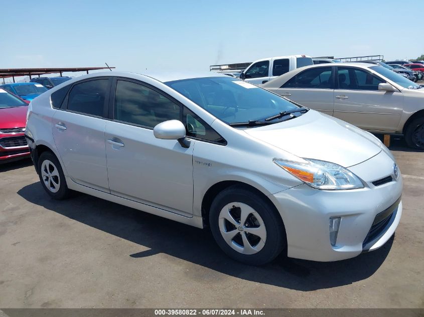 2012 Toyota Prius Four VIN: JTDKN3DU3C1480056 Lot: 39580822