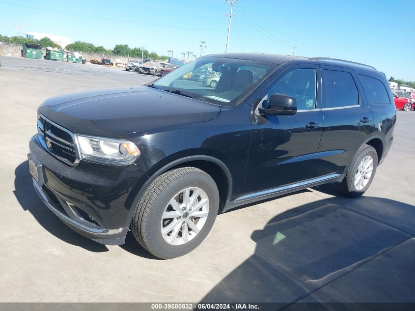 2019 Dodge Durango Sxt Awd VIN: 1C4RDJAG8KC839828 Lot: 39580832