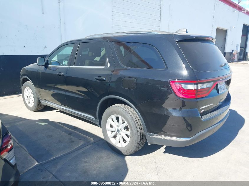 2019 Dodge Durango Sxt Awd VIN: 1C4RDJAG8KC839828 Lot: 39580832