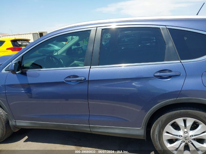 2014 Honda Cr-V Ex-L VIN: 2HKRM3H79EH511554 Lot: 39580833