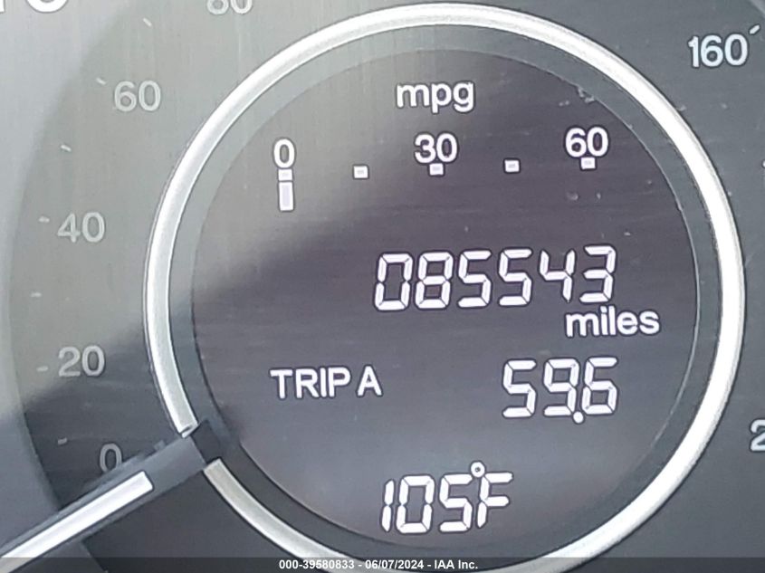 2014 Honda Cr-V Ex-L VIN: 2HKRM3H79EH511554 Lot: 39580833