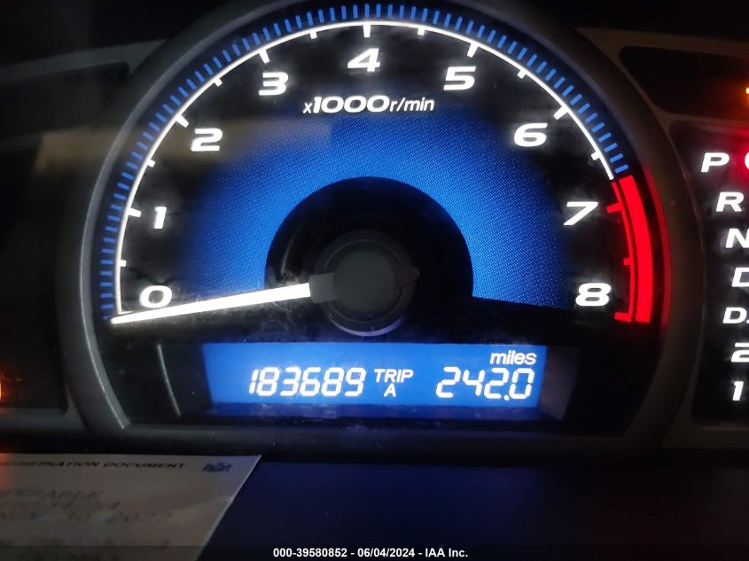 2HGFG12848H534254 | 2008 HONDA CIVIC