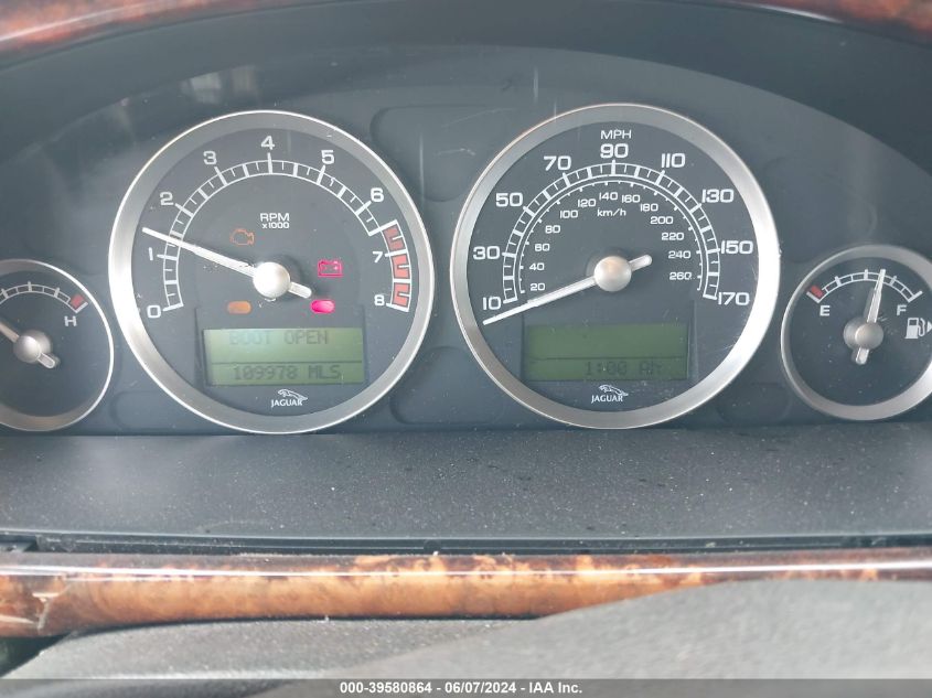 2005 Jaguar S-Type 4.2L V8 VIN: SAJWA01U95HN19230 Lot: 39580864