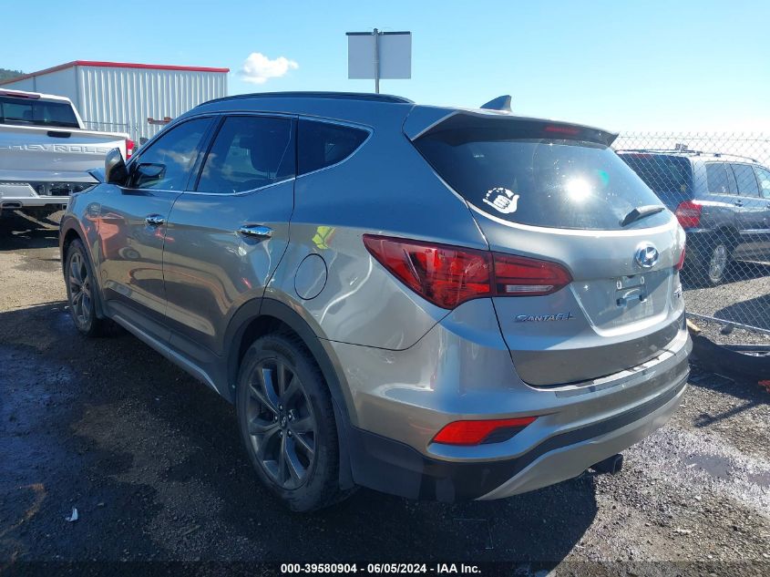 2017 Hyundai Santa Fe Sport 2.0T Ultimate VIN: 5NMZWDLA5HH038773 Lot: 39580904