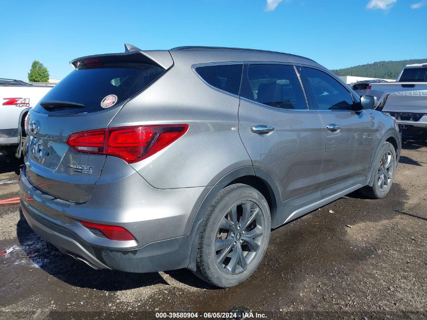 2017 Hyundai Santa Fe Sport 2.0T Ultimate VIN: 5NMZWDLA5HH038773 Lot: 39580904