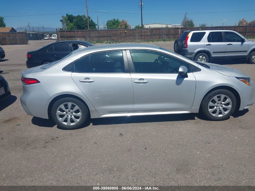 2022 Toyota Corolla Le VIN: 5YFEPMAE6NP325154 Lot: 39580905