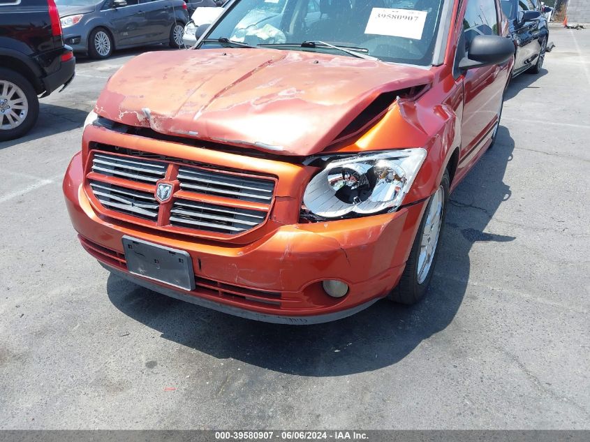 2008 Dodge Caliber Sxt VIN: 1B3HB48B78D559805 Lot: 39580907