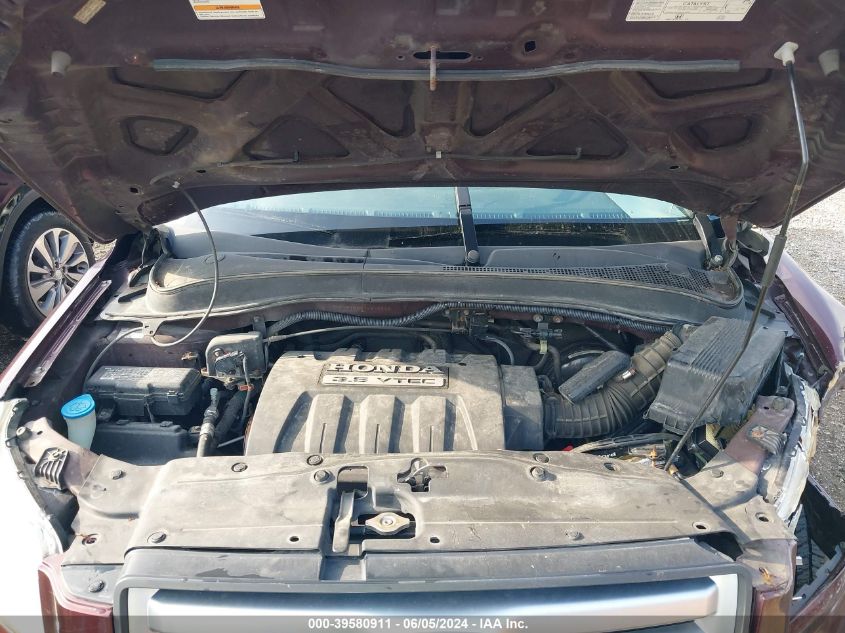 2007 Honda Pilot Ex-L VIN: 2HKYF18647H519288 Lot: 39580911