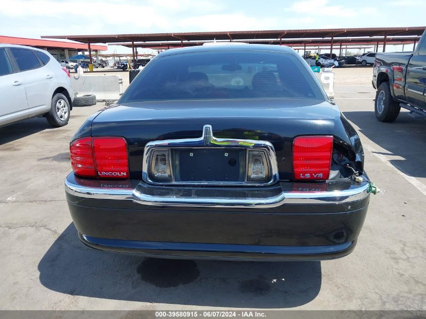 2002 Lincoln Ls V8 Auto VIN: 1LNHM87A72Y689717 Lot: 39580915